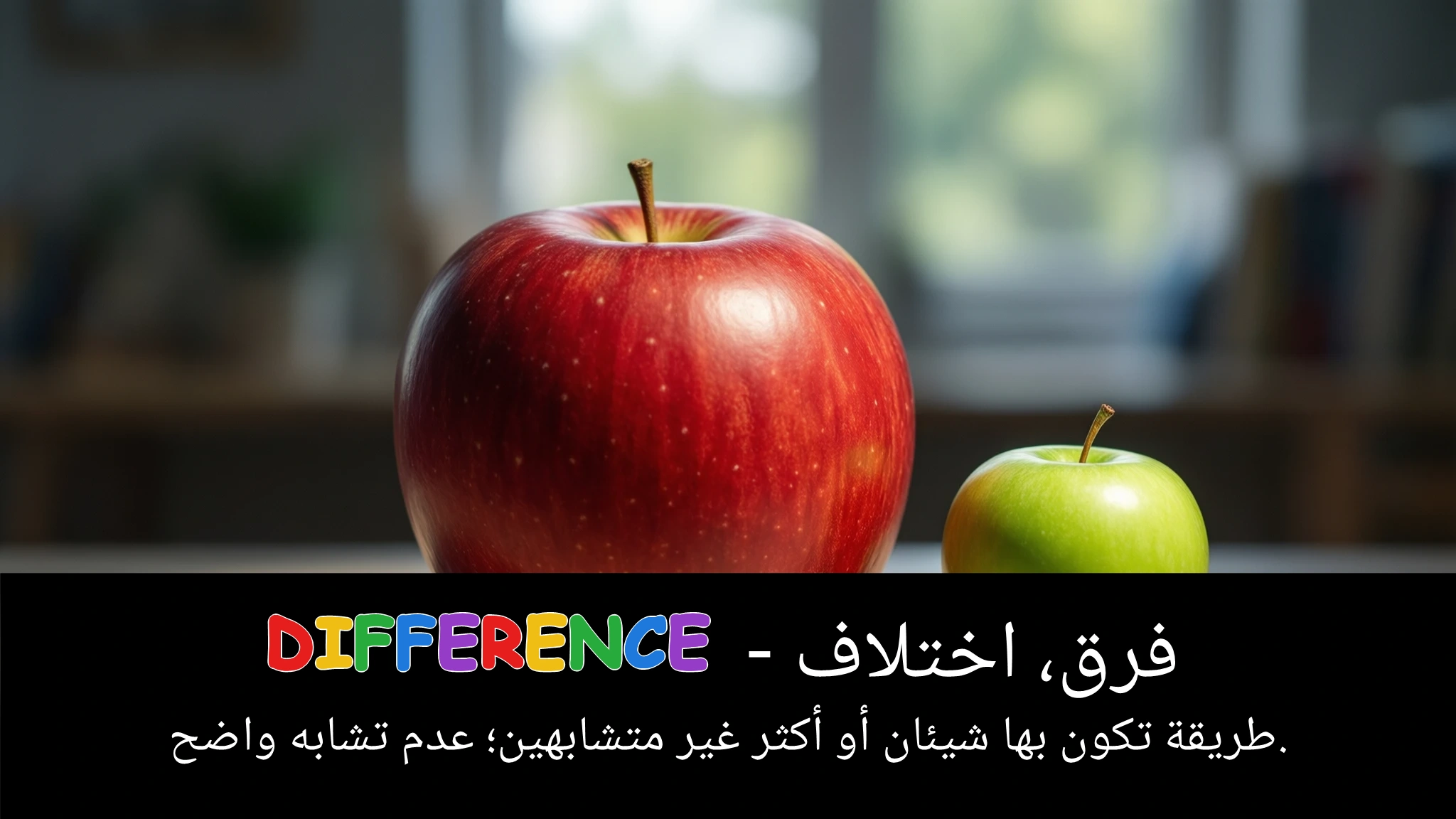 Arabic Illustration for difference